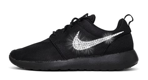 schwarze nike schuhe mit glitzer damen|nike sneaker damen.